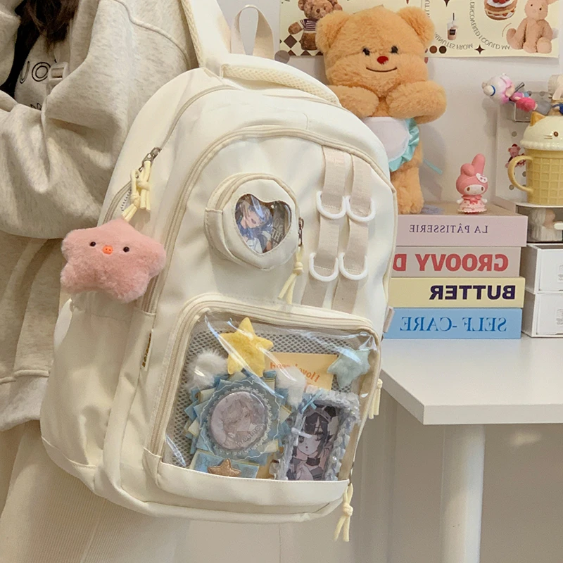 书包女小清新初中学生高颜值小学生可爱双肩包学院风森系少女背包