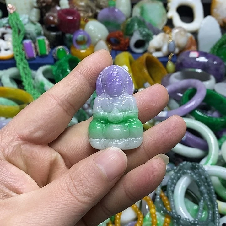 颈饰未镶嵌翡翠缅甸翡翠首饰配饰