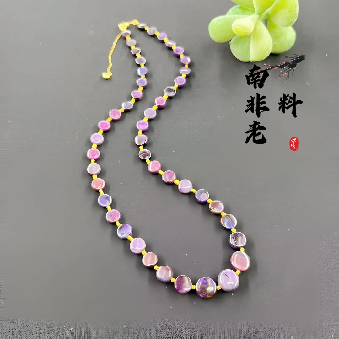 舒俱来老油料 18k金延长链圆饼项链 40cm~45cm/X040/ 卡7mm