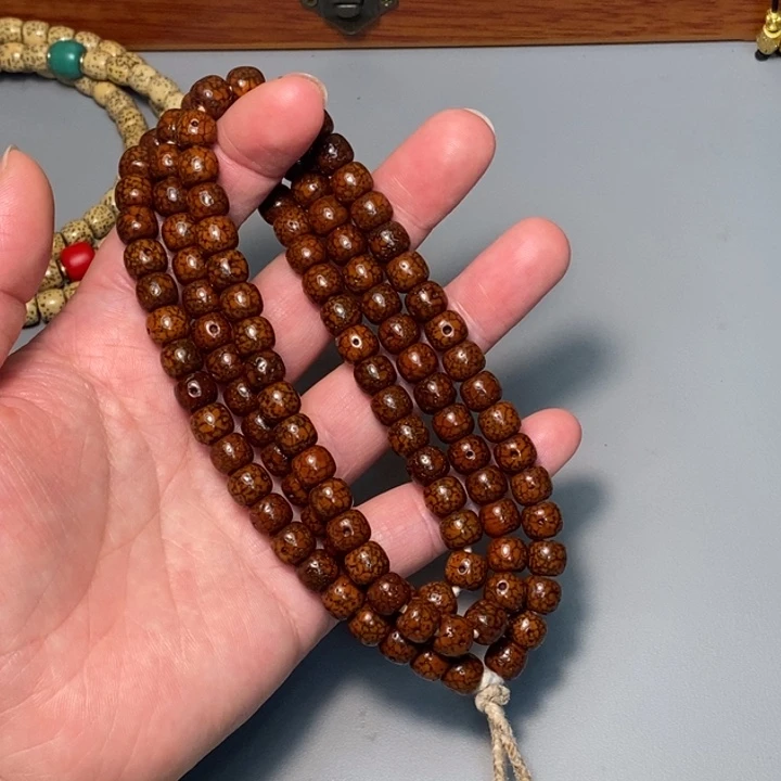 肉****星月菩提吊坠8.2老星月108