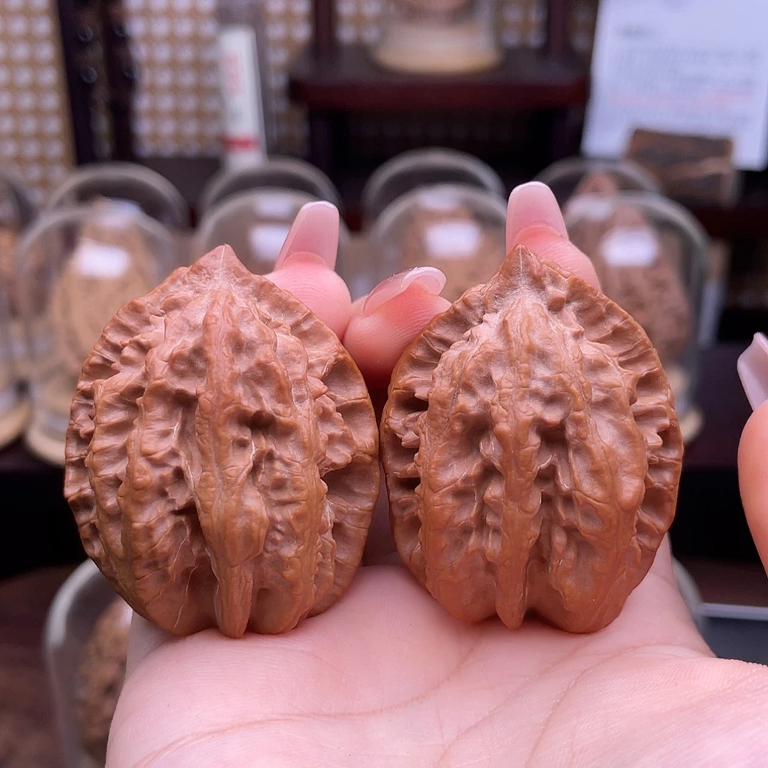 吊坠文玩核桃观音背