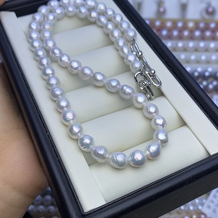 淡水珍珠颈饰未镶嵌糖纸巴洛克