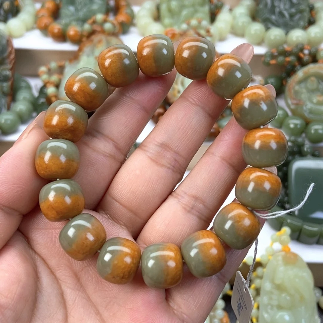 透闪石质玉手串未镶嵌