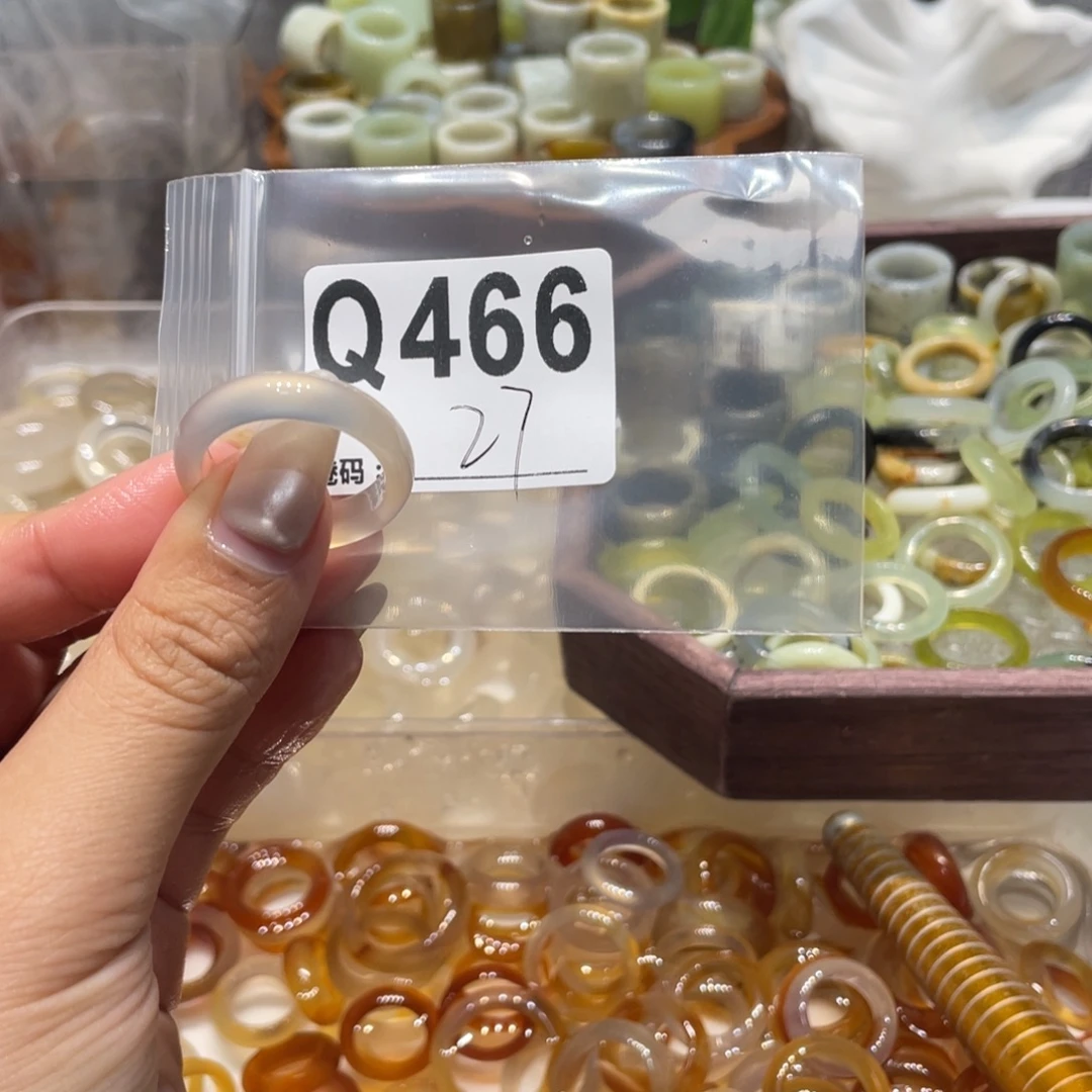 玛瑙/玉髓未镶嵌戒指466