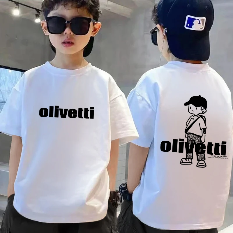 纯棉夏季男童T恤韩版中大童夏装洋气百搭儿童半袖宽松短袖上衣潮