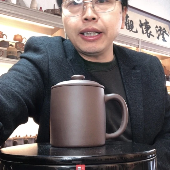 罗****茶杯紫泥老料杯容量550