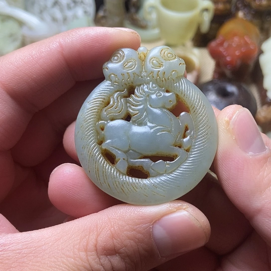 和田玉挂件未镶嵌香****独