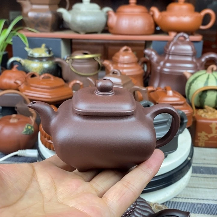紫砂茶壶全手工传炉130-260cc原矿老紫泥双十一特价