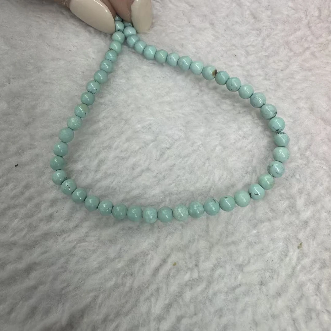 约卡3.6mm绿松石满串手链