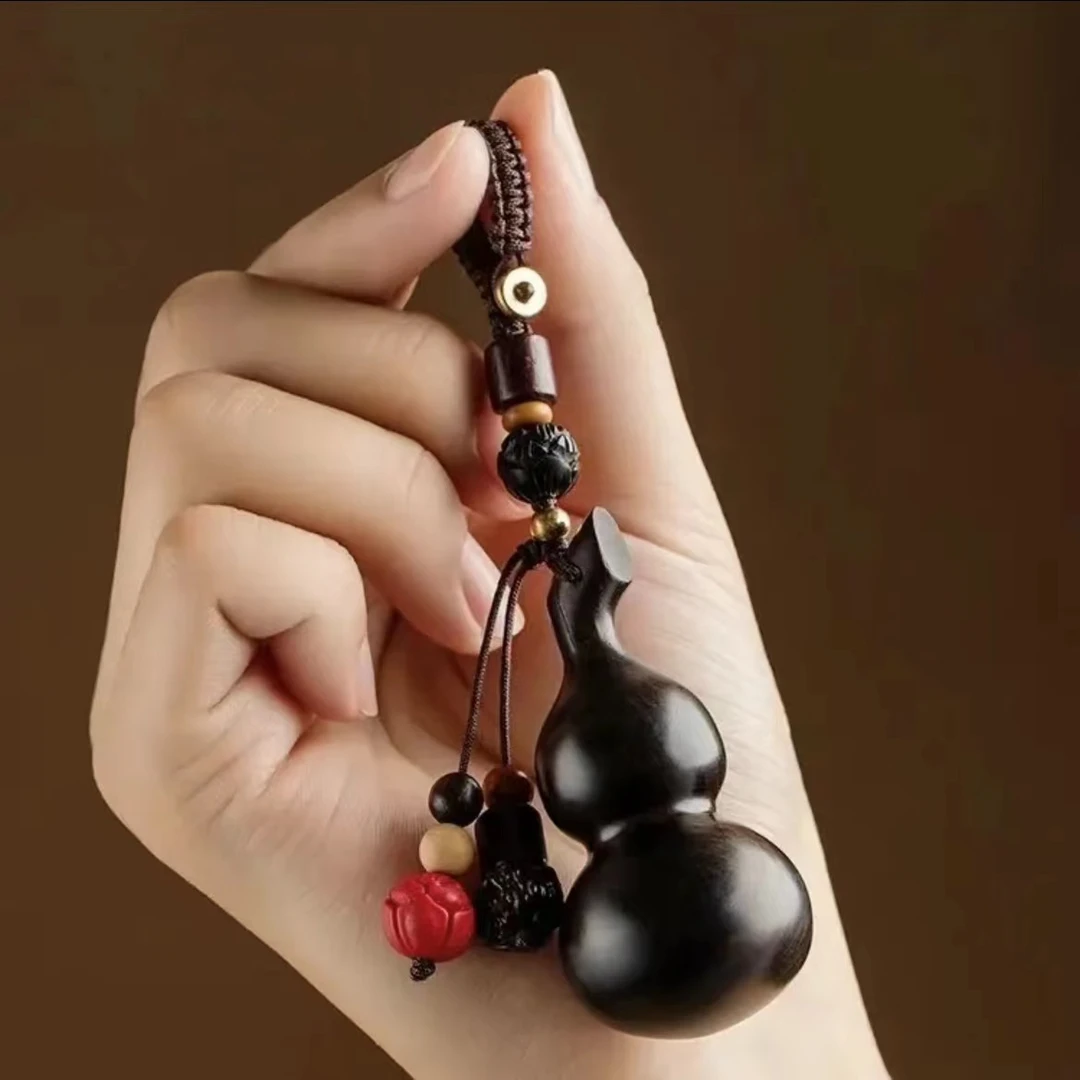 星月扣莲花葫芦创意唯美包包挂件汽车钥匙扣男女时尚礼品大葫芦