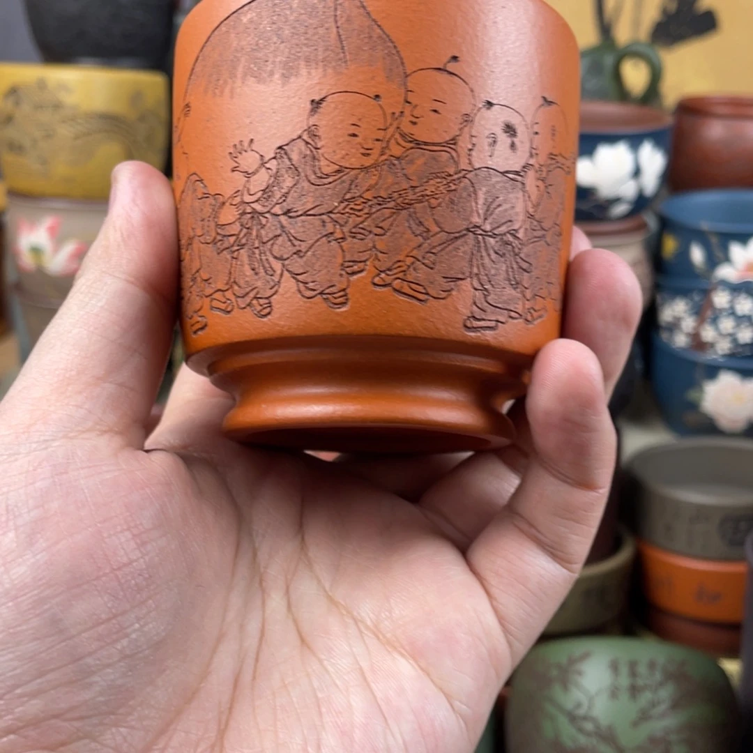 紫砂茶杯紫砂茶杯