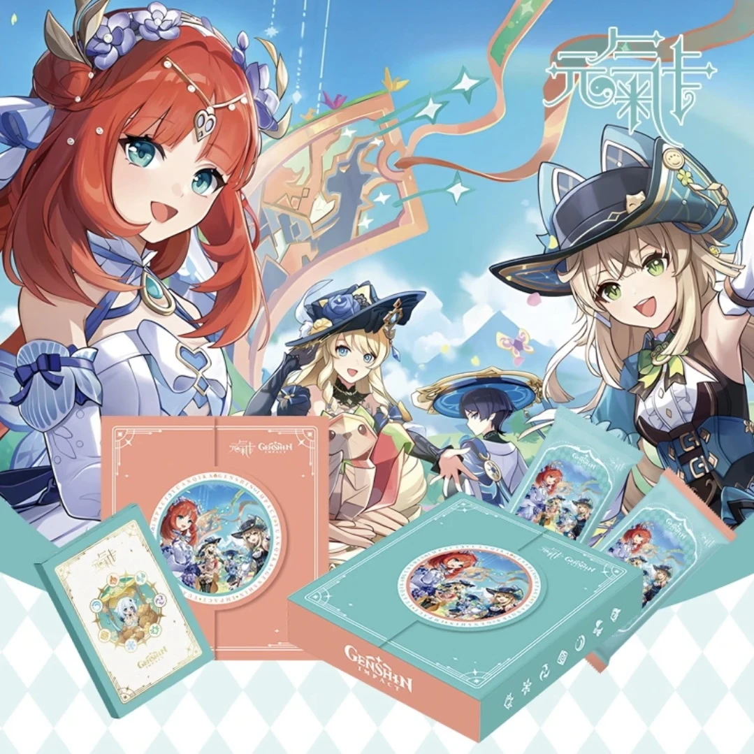 【卷卷浮浮】元气卡 神之眼第四弹 国卡二创 收藏卡牌(主播代拆)