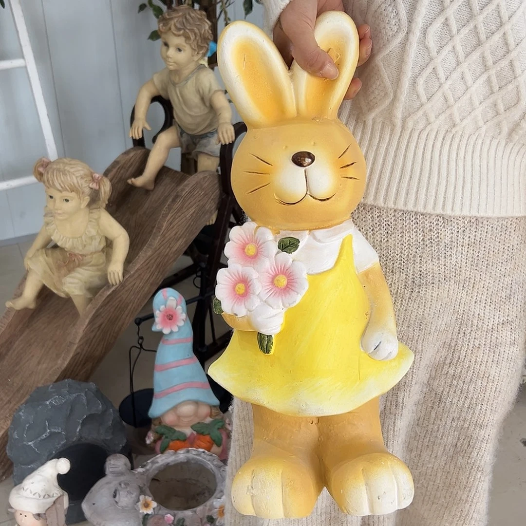 花园摆件红红火火微瑕