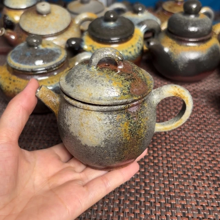茶杯紫砂段泥手持180