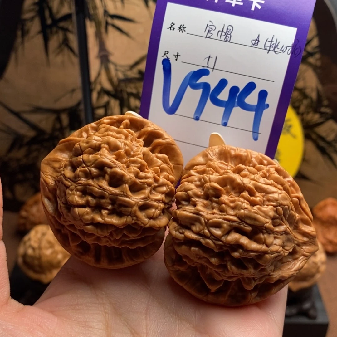 文玩核桃把件官帽51