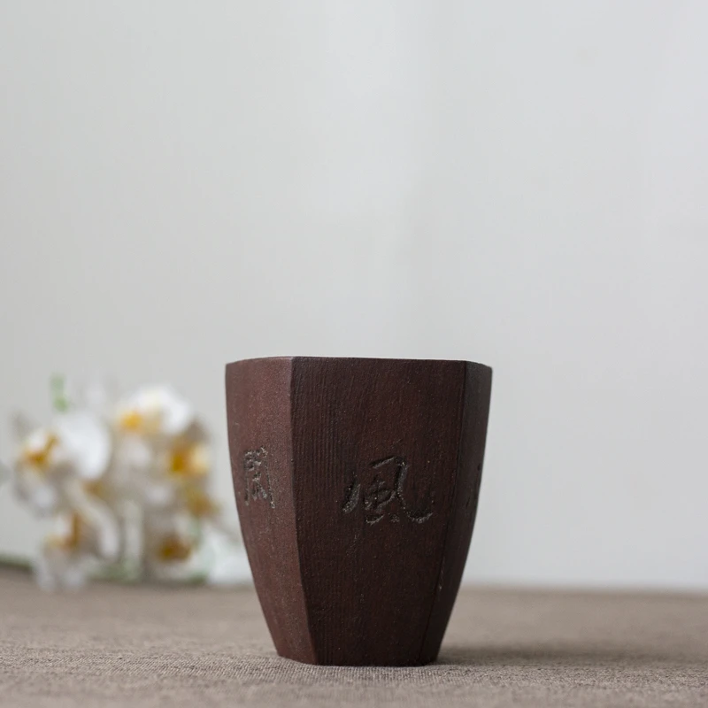 【慕白茶集】红粉引诗文五方建水330ml