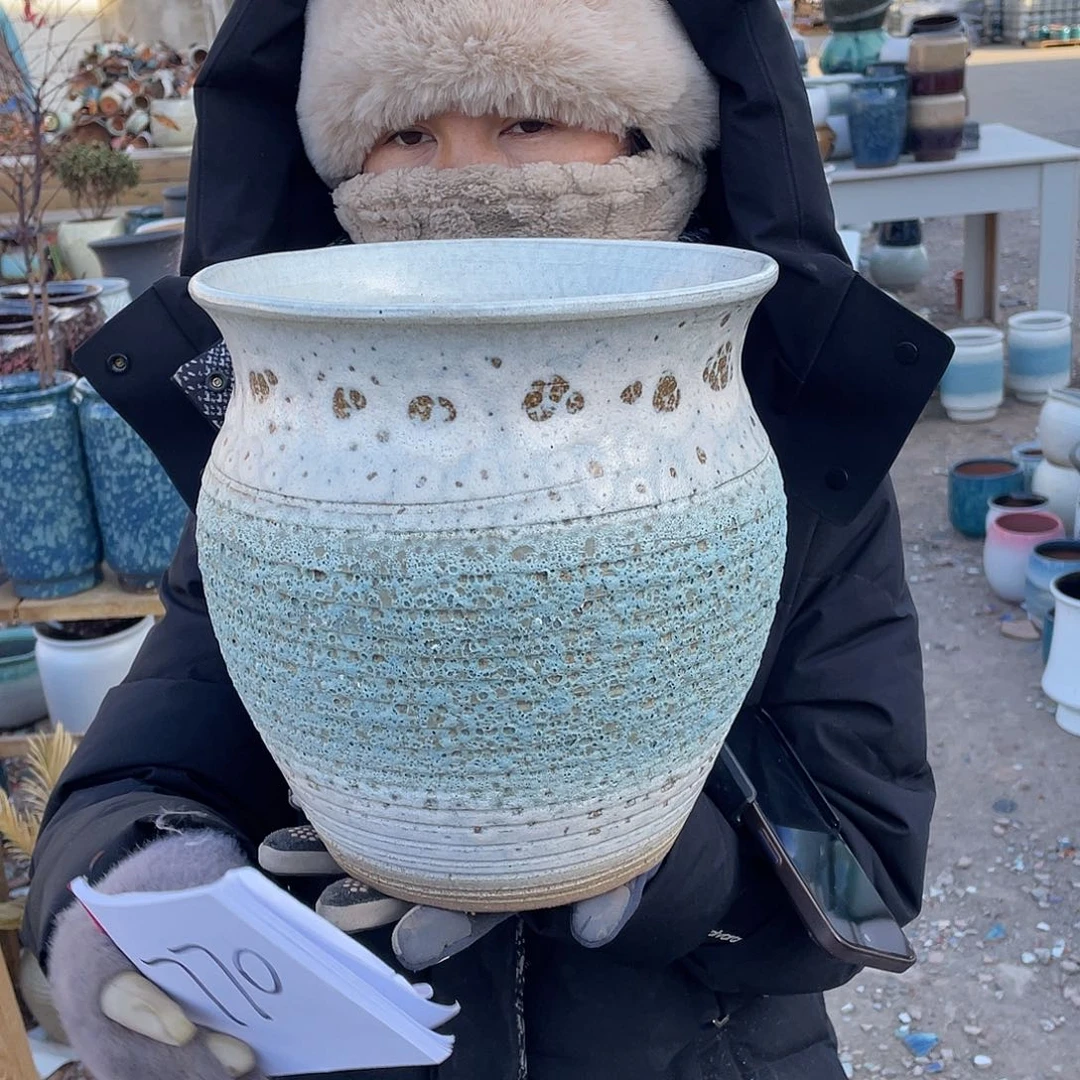 红陶王嫂花盆0208-770