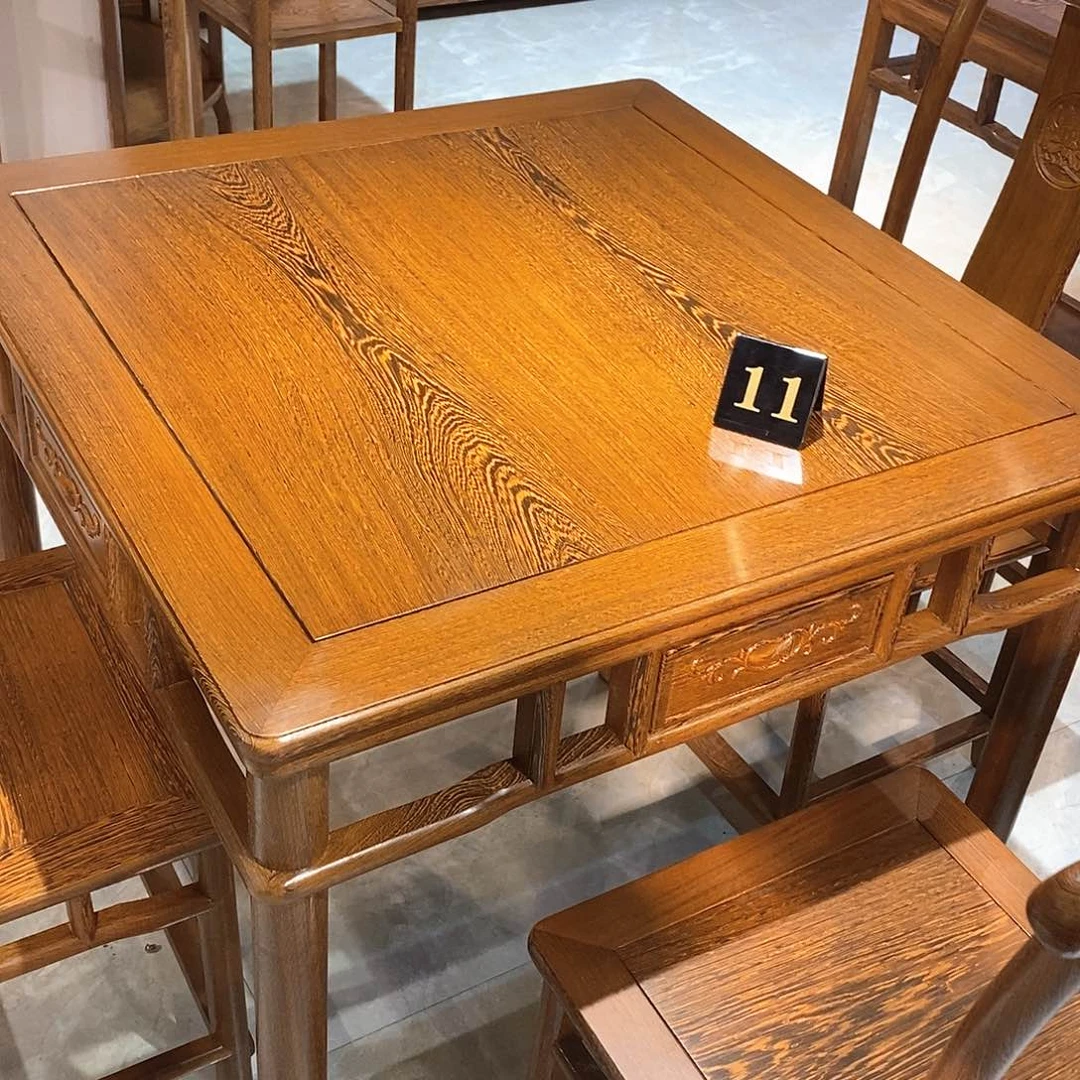 鸡翅木类成套家具王*明90单桌