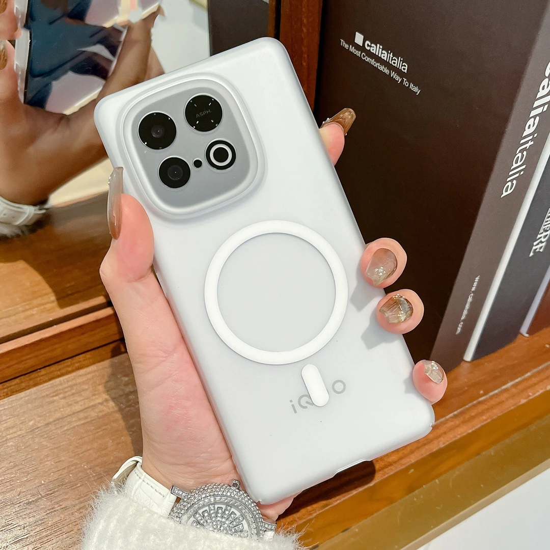 超薄冰雾磁吸适用IQOOZ10Turbo+手机壳磨砂肤感Z10Turbopro保护套