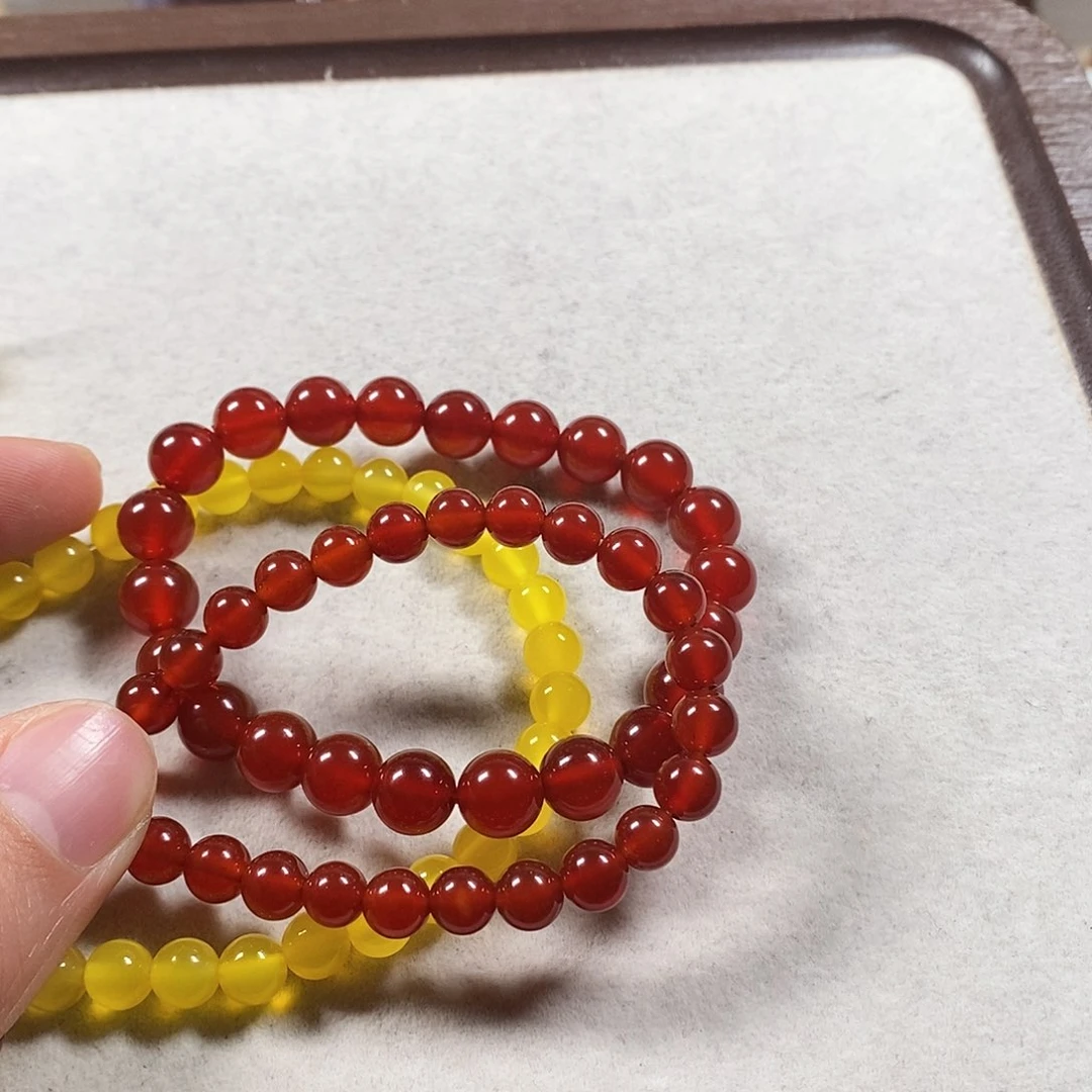 玛瑙/玉髓手串未镶嵌倒*