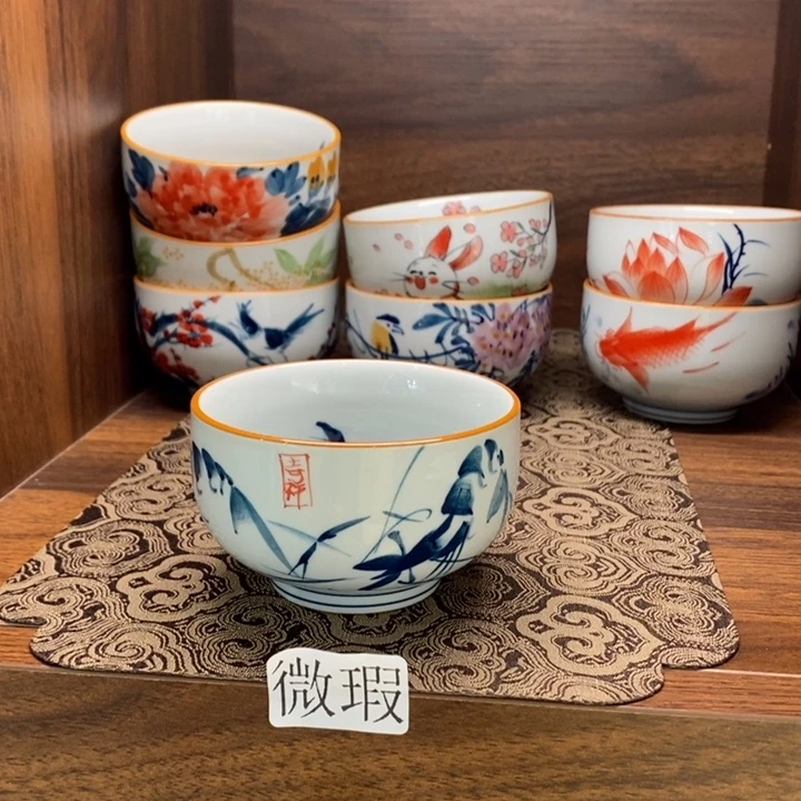 釉下老陶泥手工绘制