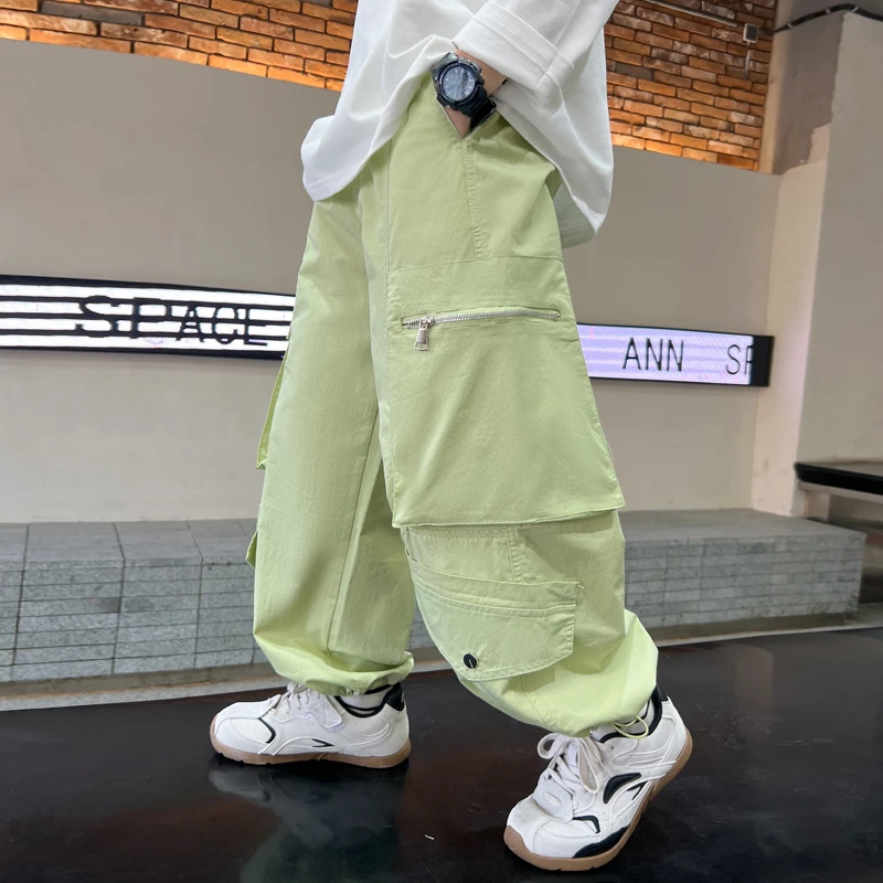 男童裤子2025新款工装裤炸街春秋款中大儿童春装休闲裤春季长裤潮