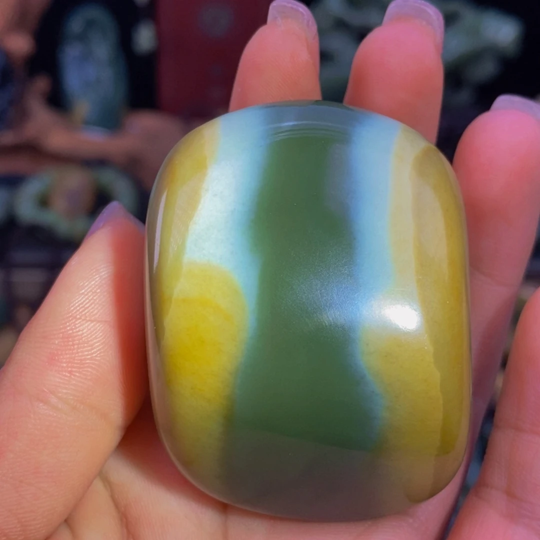 未镶嵌岫岩老玉（透闪石质玉）珠宝半成品