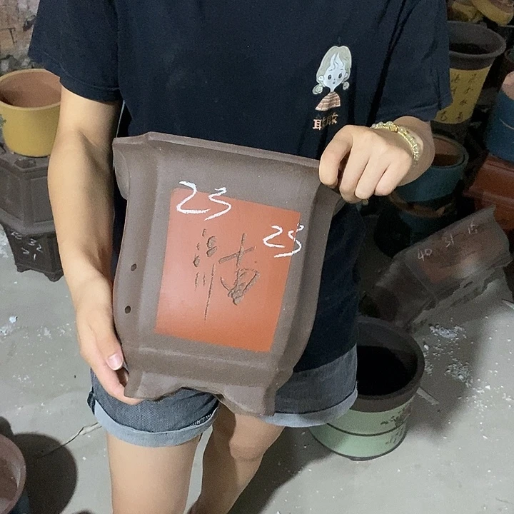 紫砂花盆紫砂花盆