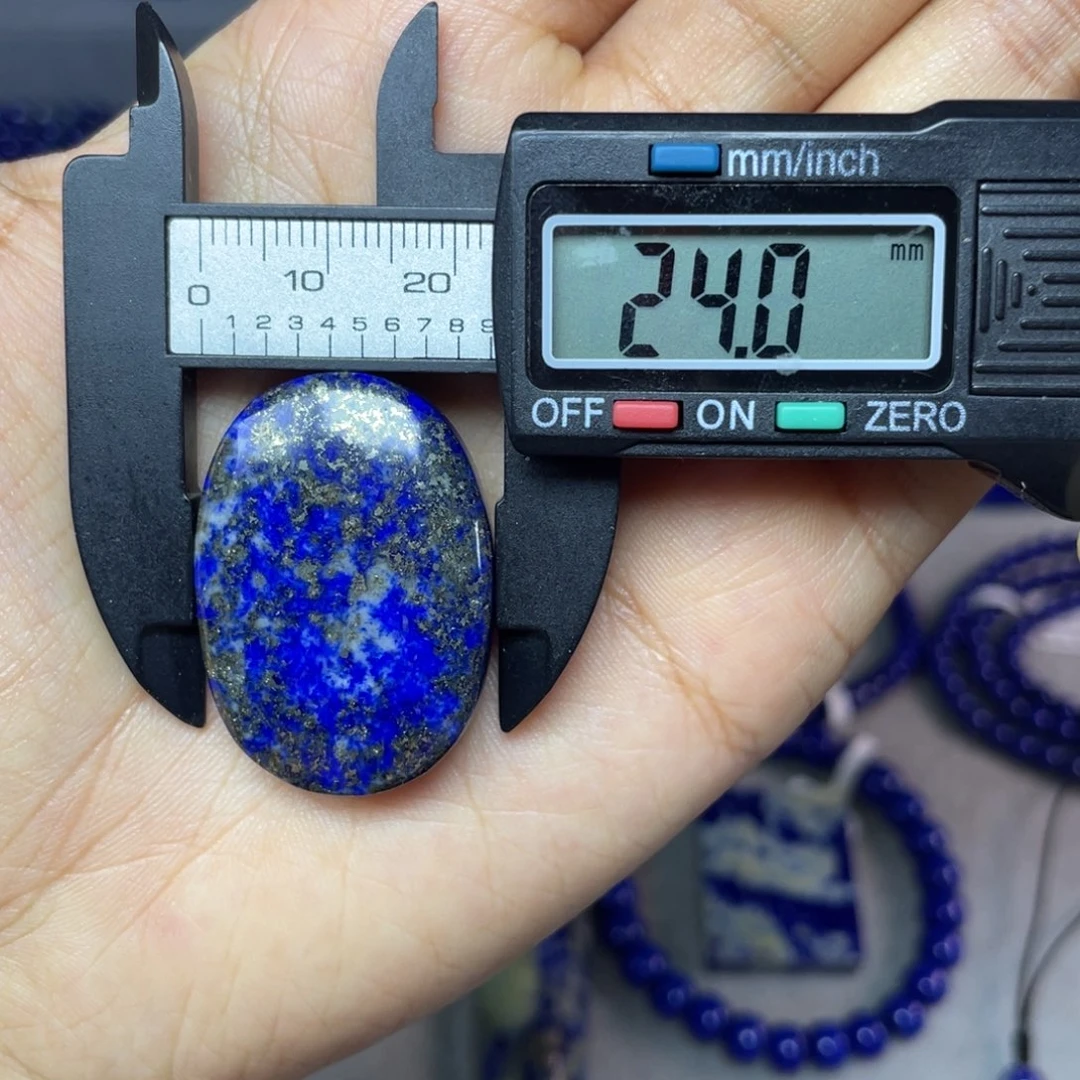 未镶嵌青金石24×34mm裸石蛋面配饰