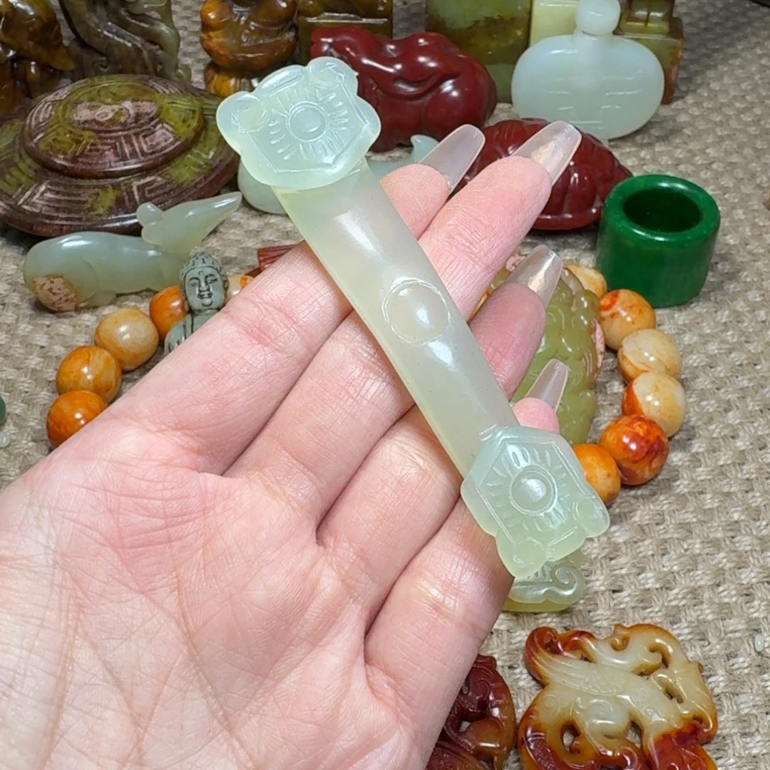 吊坠白玉菩提挂件