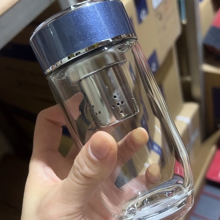 水晶贵族单层烫手 微瑕 孤品568-4鹅蛋杯