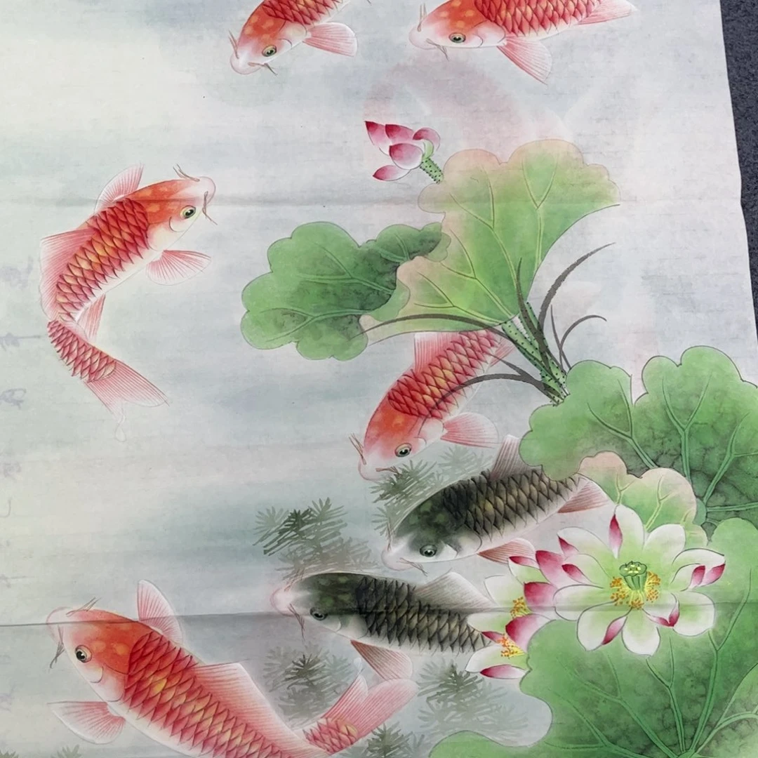 国画国画作品老师手绘