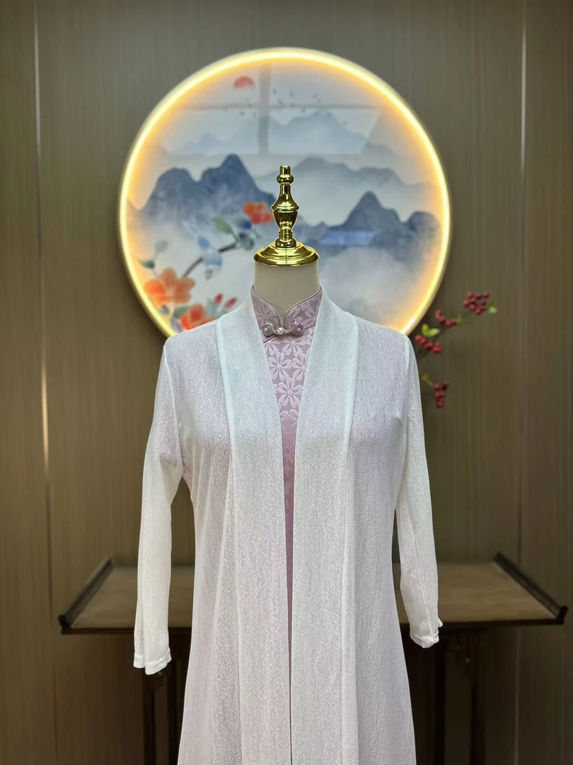 软网蕾丝披肩防晒百搭气质文艺优雅长款外套