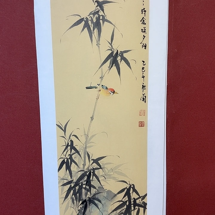 国画听兰老师花鸟