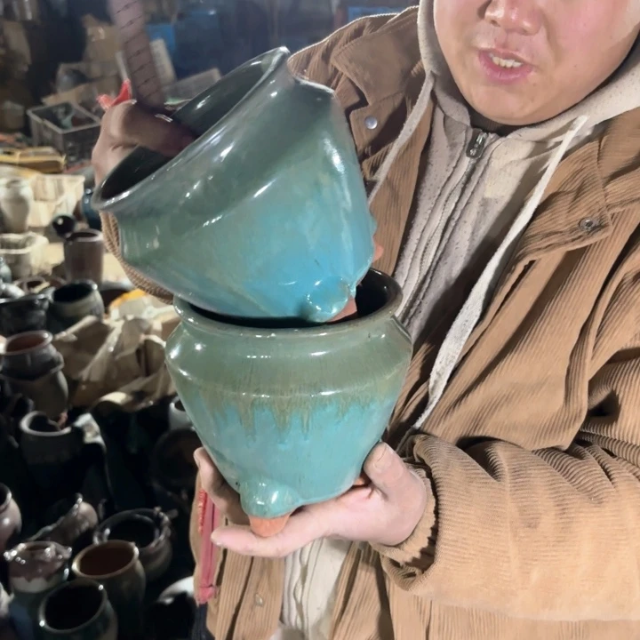 红陶口径 高度 花盆 15 16