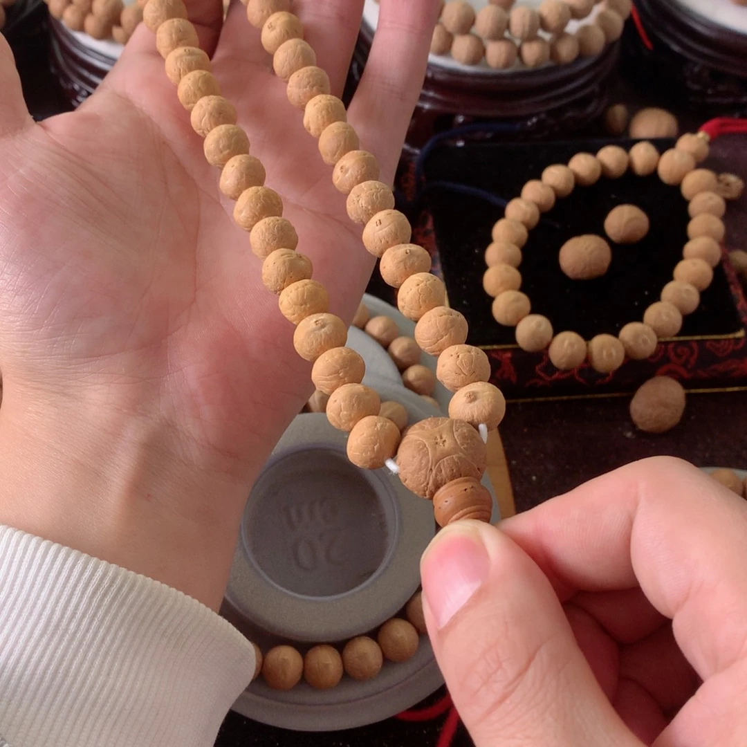 凤眼菩提手串11.5实心飞碟手持36颗