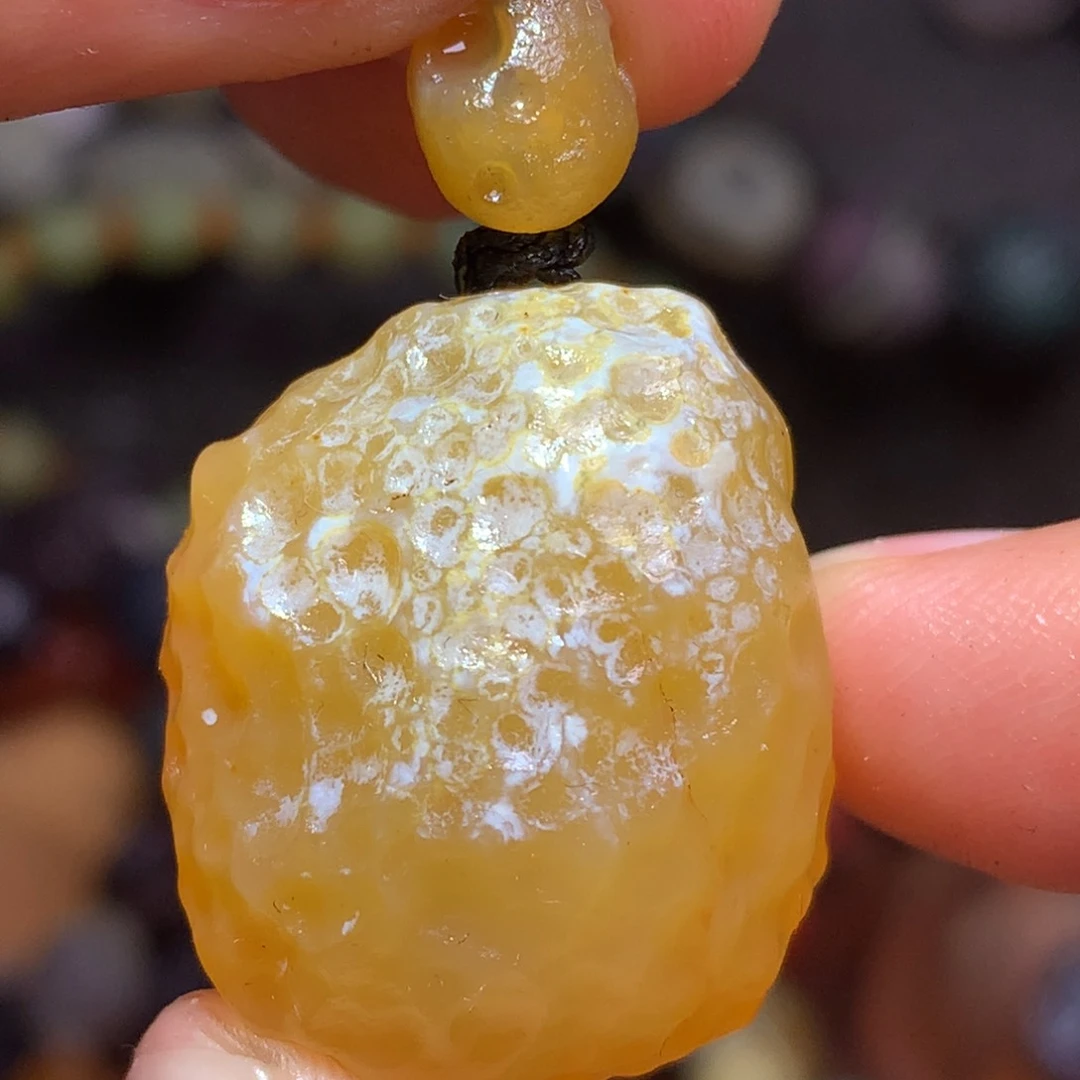 未镶嵌玛瑙/玉髓珠宝半成品