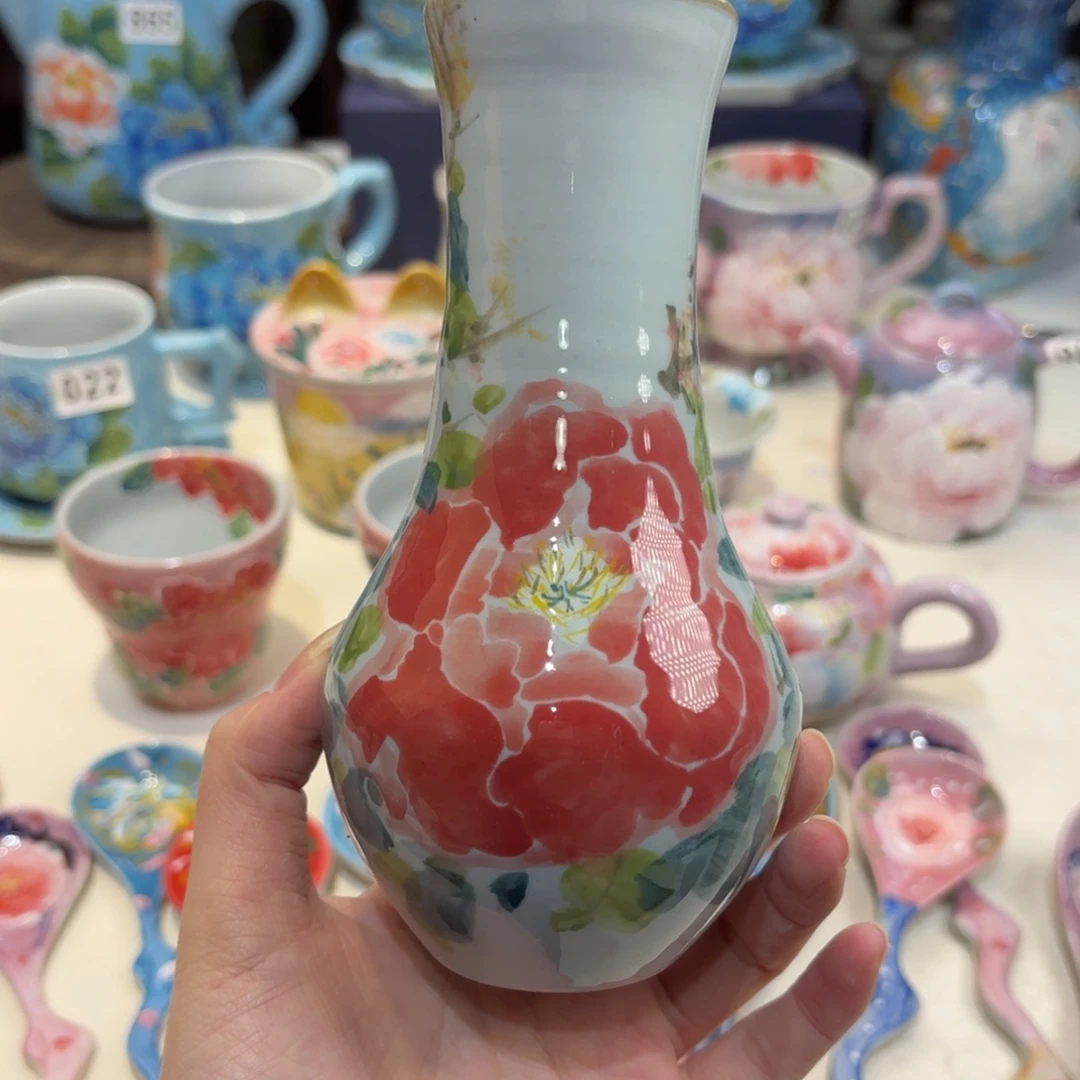 景德镇手绘高温釉下彩陶瓷茶具