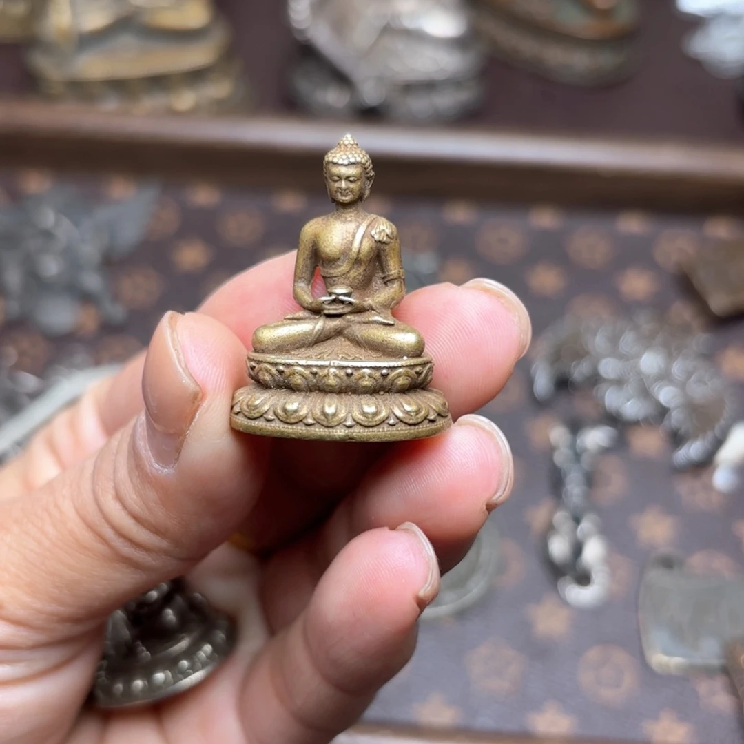 铜星月菩提吊坠项链