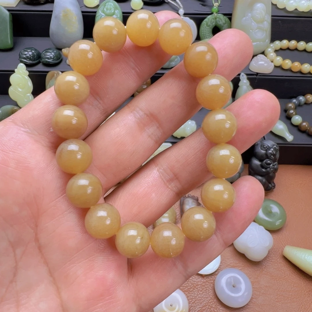 未镶嵌和田玉（糖玉）珠宝半成品