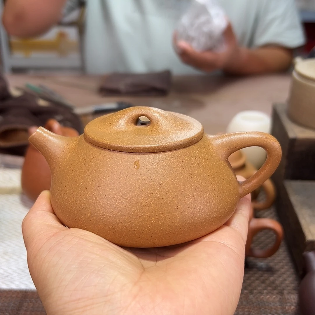 茶壶紫砂石瓢200cc宜兴紫砂