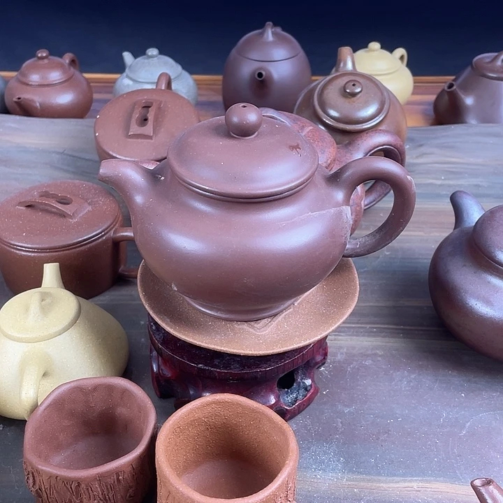 紫砂茶壶处理一把