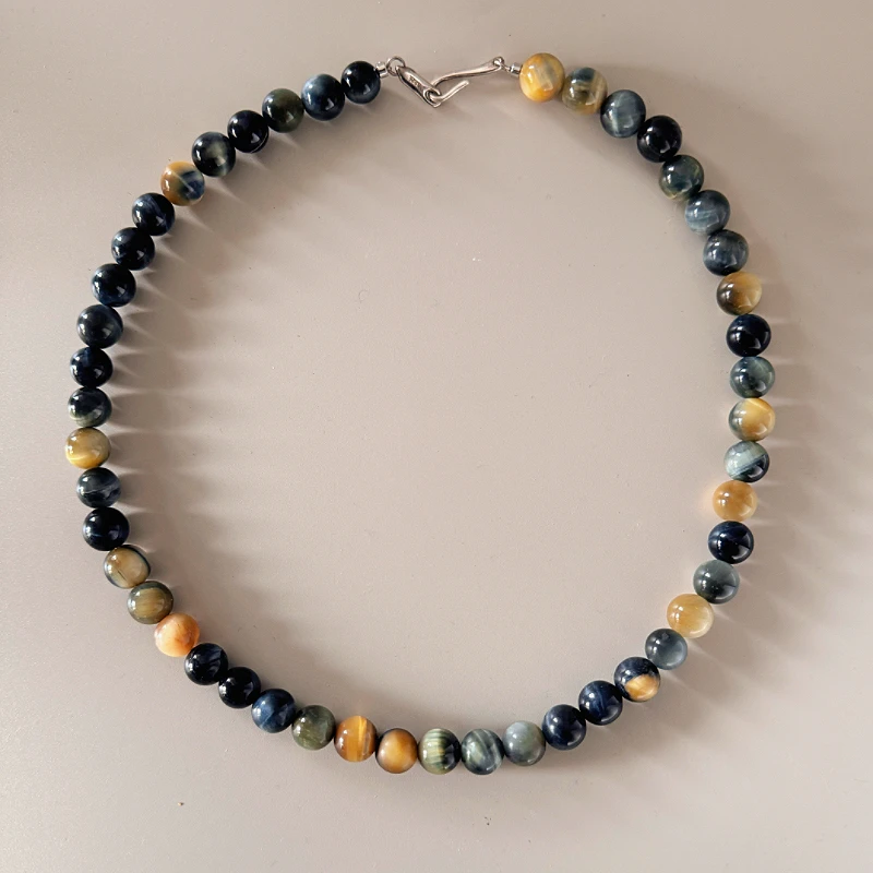 链子925银 925银秋冬设计师款精致圆珠项链