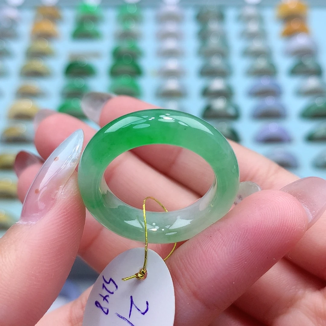 未镶嵌戒指翡翠21圈