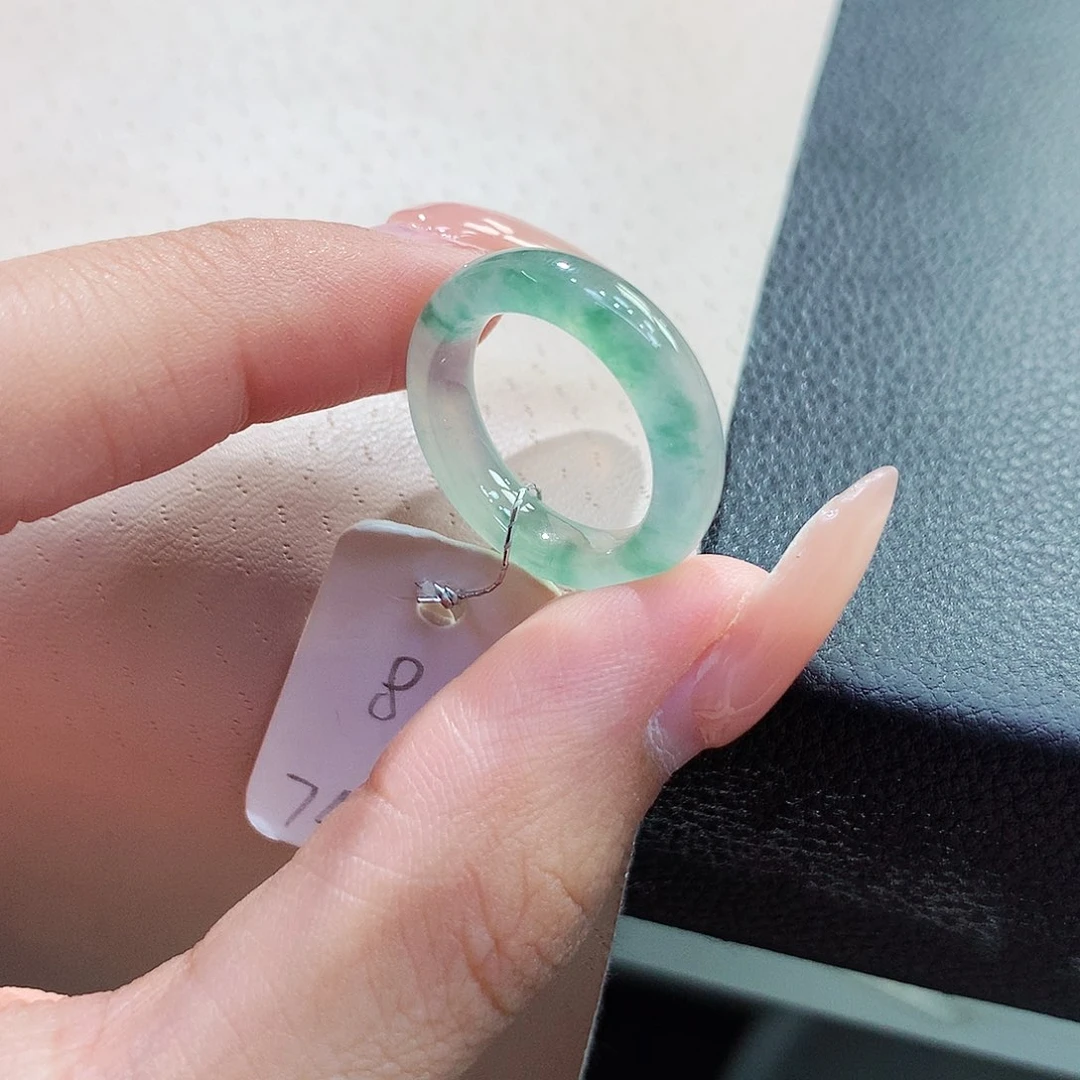 未镶嵌戒指翡翠8号