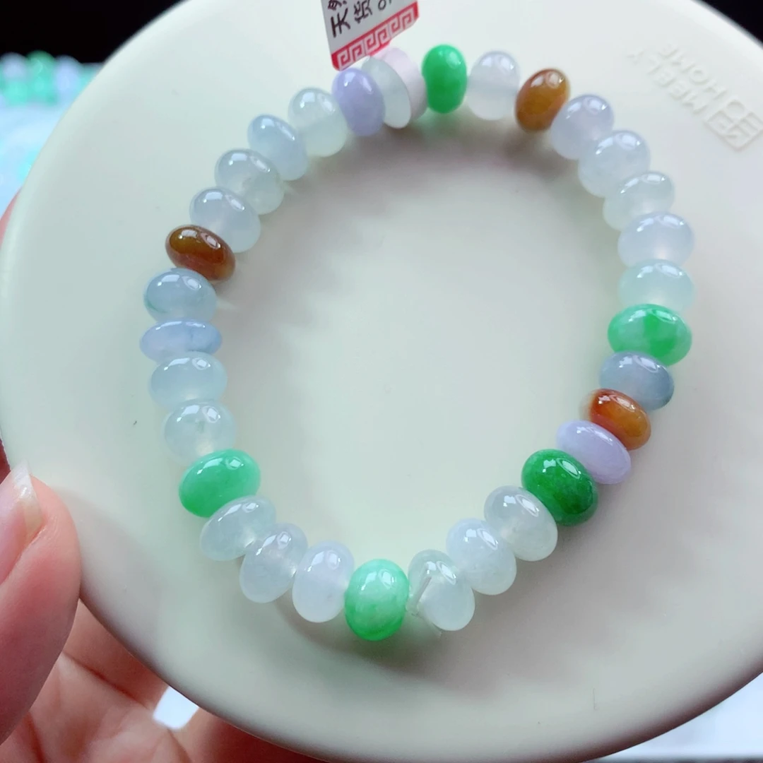 翡翠未镶嵌手链卡8