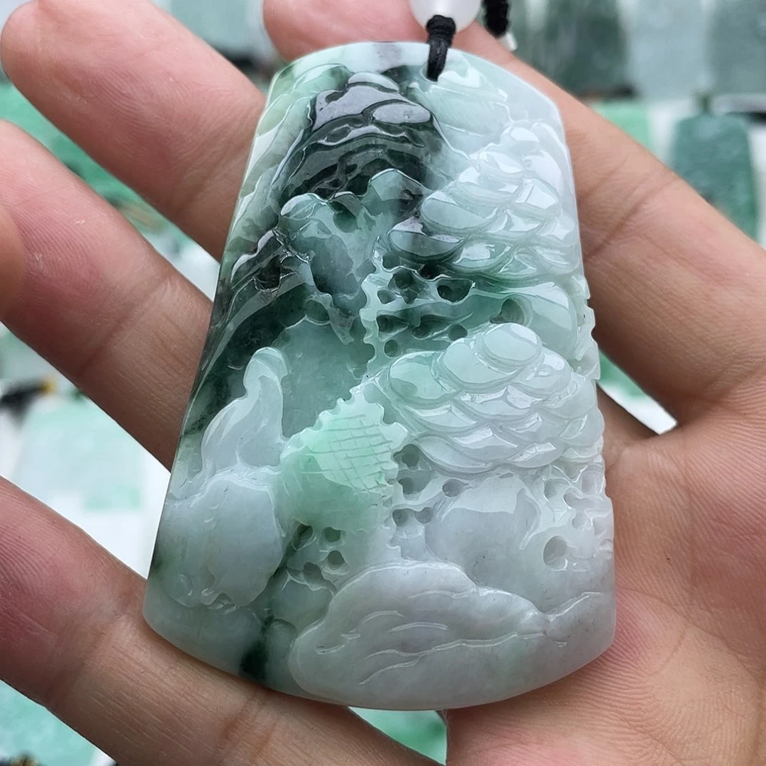 颈饰未镶嵌翡翠翡翠