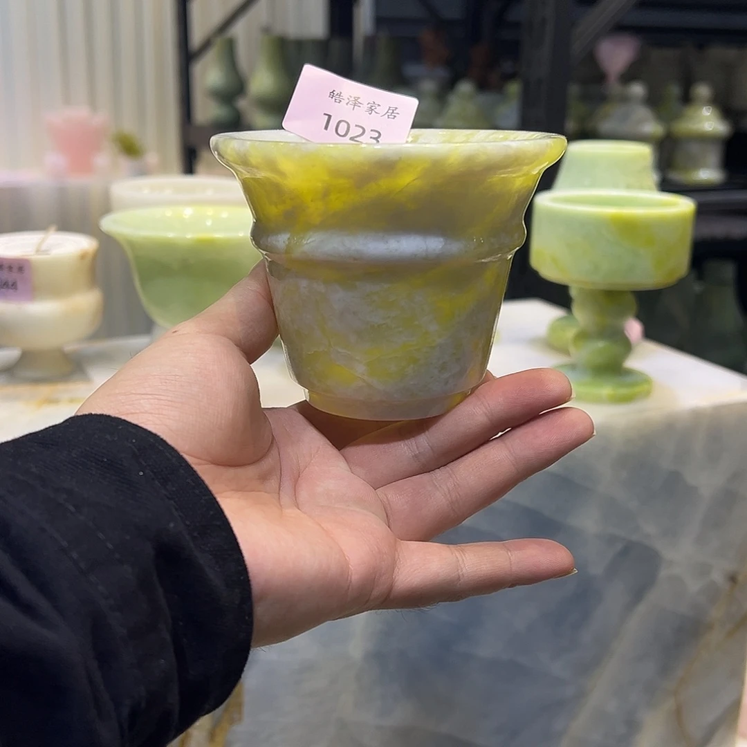 石材爱尔兰绿冰淇淋杯1023