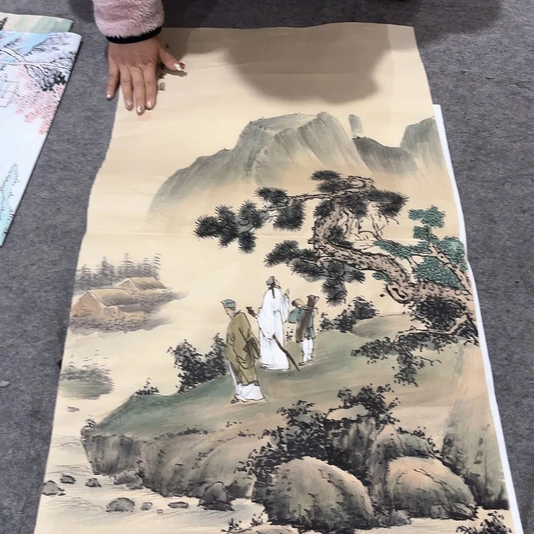 国画国画作品画心一张