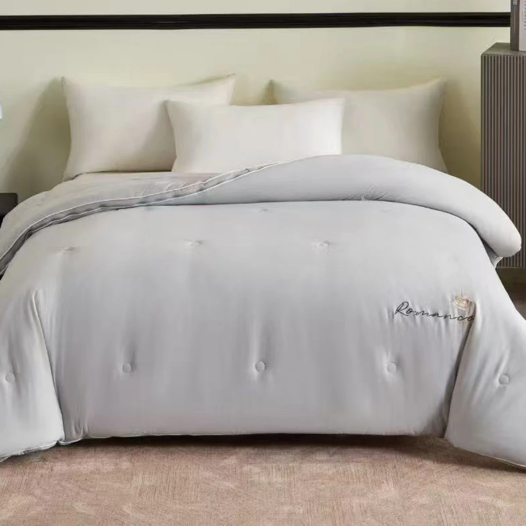 二合一子母被刺绣被芯大豆被200*230尺寸加厚亲肤